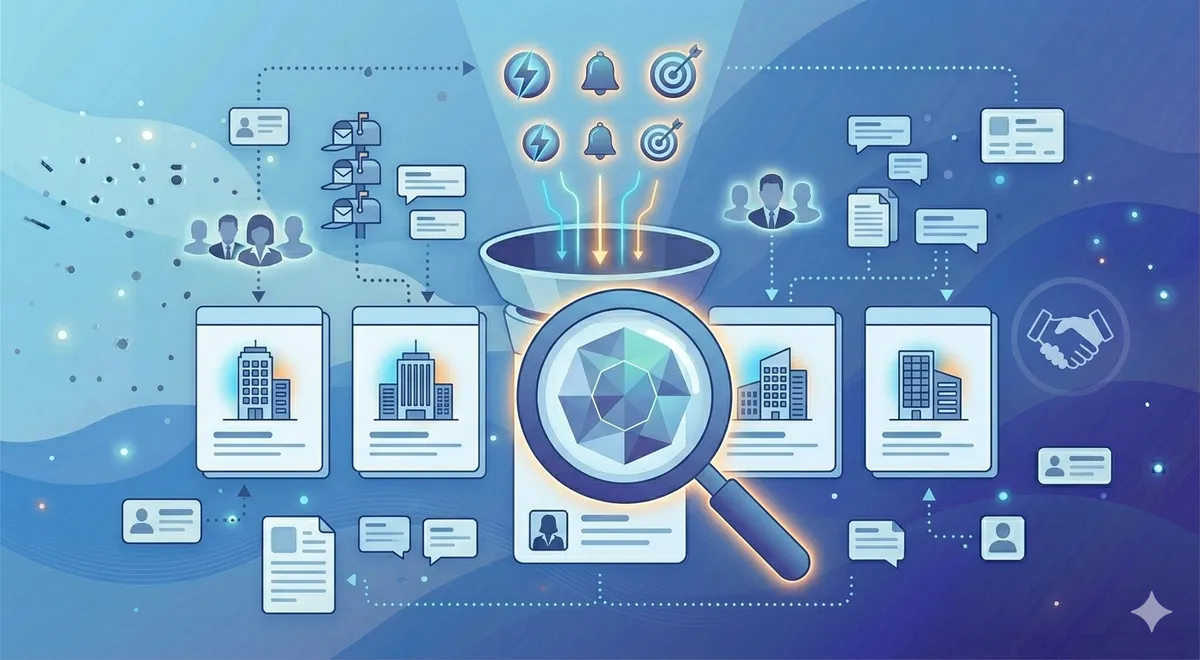 Tracking competitor activity for B2B sales intelligence